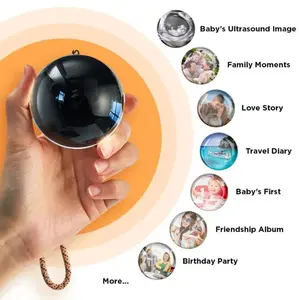 2026 New 2.7" Memory Orb Ball Crystal Sphere Lamp, WiFi-Uploadable MP4 Audio Video Player for Photos & Videos, Anniversary Gifts for Her