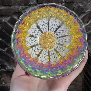Iridescent Glaze Dragon Themed Jianzhan Bowl Handmade Traditional Chinese Porcelain Unique Glaze Kiln Firing Process Special Live Streaming Link