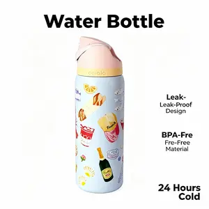 Owala 32oz Vacuum Insulated Stainless Steel Water Bottle - Leakproof Tumbler with Sippy Lid, Insulated Travel Drinkware, Portable Bottle Vacuum Flasks for Summer Picnic, On-the-Go Kitchenware