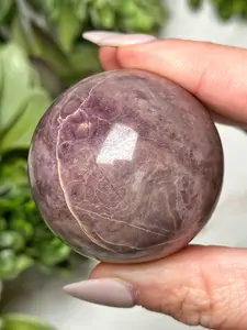 Lavender Jade Sphere - #3