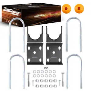 6 Rear Axle Drop Flip Kit W/ U-Bolts compatible for Chevy Silverado 1500 2WD 1988-1998