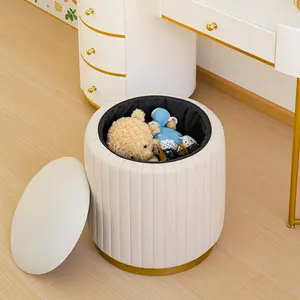 1pc modern minimalist storage, makeup chair, low stool, dressing stool