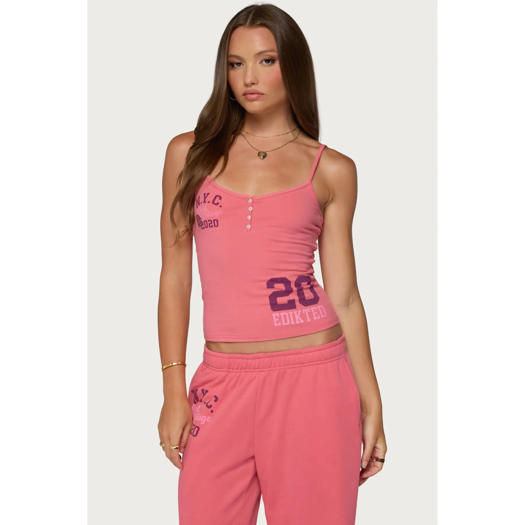 Edikted 2020 Henley Tank Top