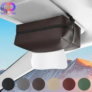 Car Tissue Holder, Car Sun Visor Tissue Box, Universal Car Interior Accessories for Auto Tissue & Mask Storage