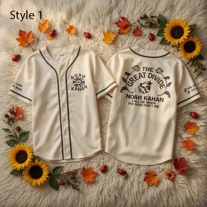 The Divide Tour Baseball Jersey, Noah Kahan Concert Shirt, Country Music Fan Apparel