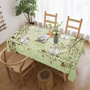 Home tablecloth lace reindeer forest table cover, suitable for home, restaurant, hotel, courtyard tables, etc.