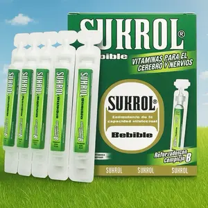 Sukrol Sukrol Verde 10 Ampolleta Antioxidant Bebible Vitaminas for Brain and Nerves Enhanced with Complex B Healthcare Edible Supplement Dietary Fitness Tablet Bathroom