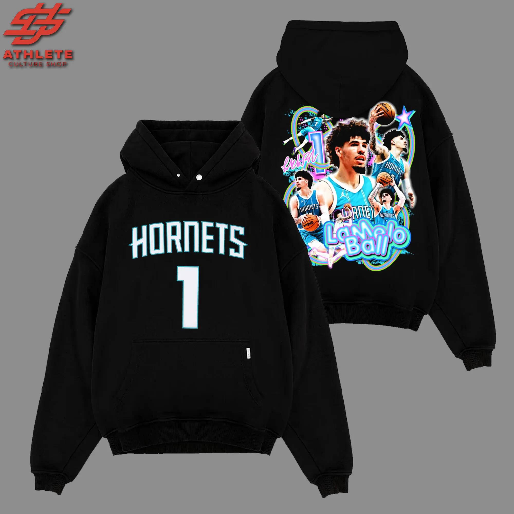 [LEO] LaMelo Ball 'Melo1' For Buzz City Premium Cotton Hoodie Sweatshirt T-Shirt (Made In US), Steph Curry Fans Shirt, Game Day Outfits, Gift For Hornets Basketball Fans, Basketball Graphic Tee Hoodie