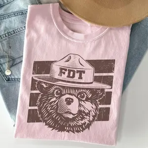 Smokey Shirt F^ck Donald Trump T-Shirt, FDT TShirt, Forest Service Shirt, National Park Tee, Anti Trump Shirt, Anti Fascist Shirt, Gift for Democrat