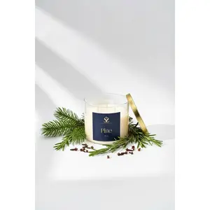 Pine - Scented Organic coconut Wax Candle