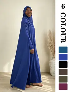 Muslim Sleepwear, Fashionable Solid Hooded Abaya Home Wear, 6 Colors 3 Sizes, High-Quality Fabric, Unique Charm!