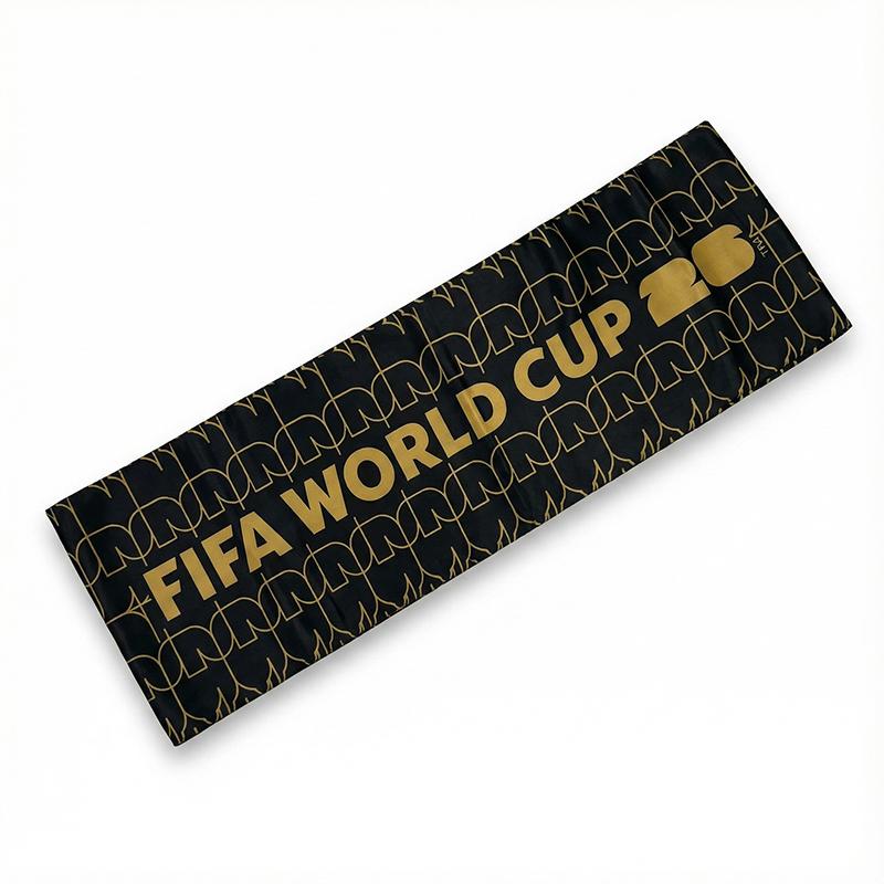 FlFA World Cup 2026 High-Definition Polyester Trophy Scarf Game Day Fan Collect Wear Nationwide Supporters Accessory