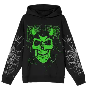 Web Skull Pullover Hoodie