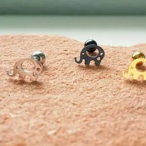 16g Elephant Cartilage Earring