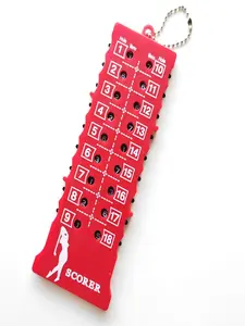 18-hole Golf Score Counter with Keychain, Portable Golf Scorekeeper, Durable Golf Accessories for Men & Women, Golf Gift