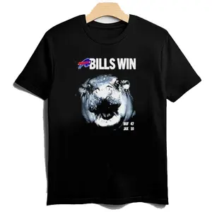 Buffalo.B Moodeng Go Bils Congratulations Bills Win With 47 Points Mafia Merchandise T-Shirt