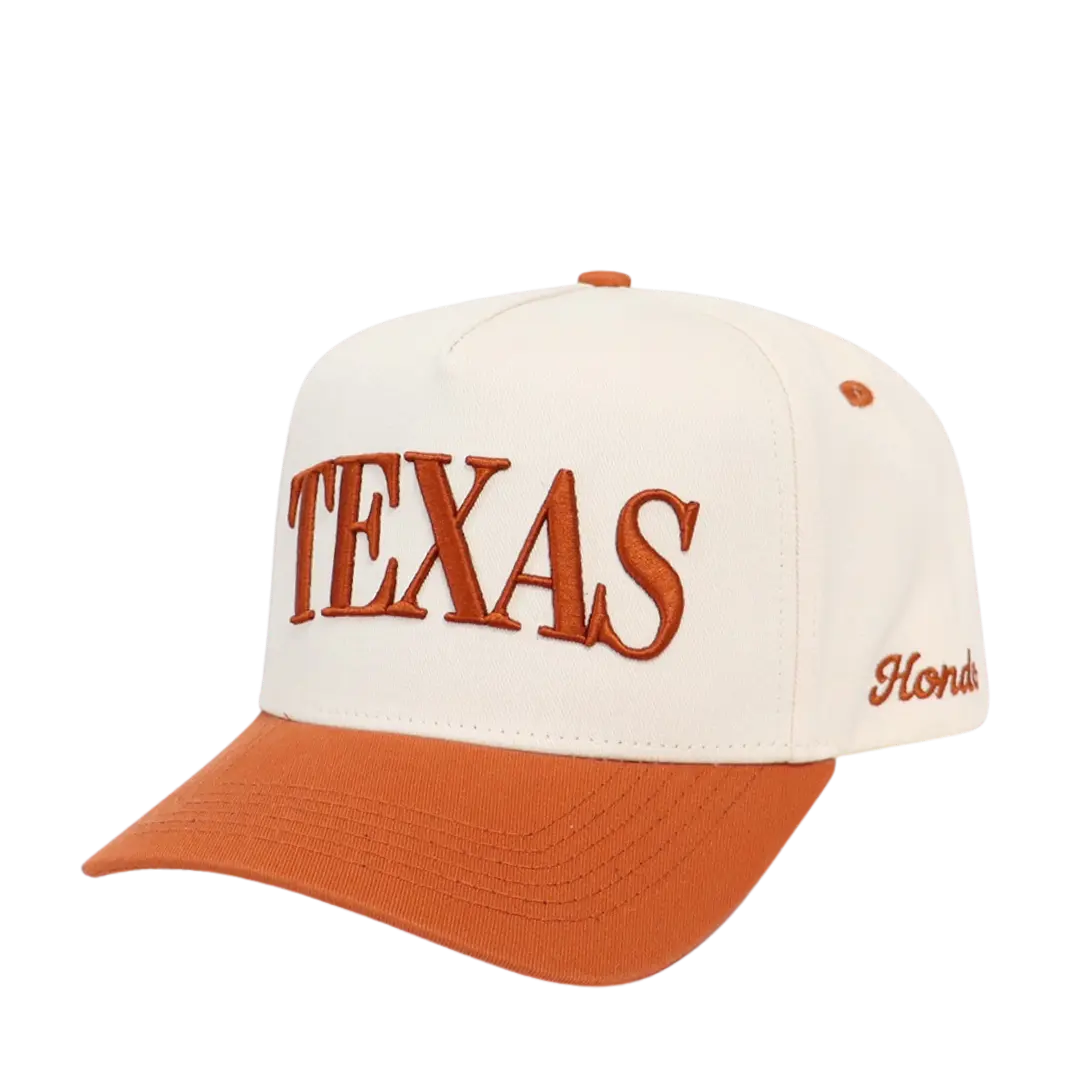 Orange Texas Trucker Hat | Curved Brim |  Hondo