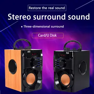 Portable mini portable home audio with subwoofer