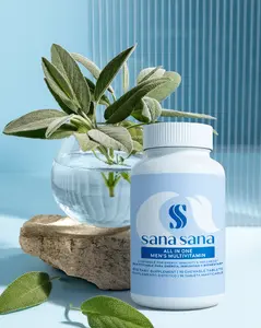Sana Sana All In One Men's Multivitamin Chewable Tablets 90 Count for Optimal Health and Energy