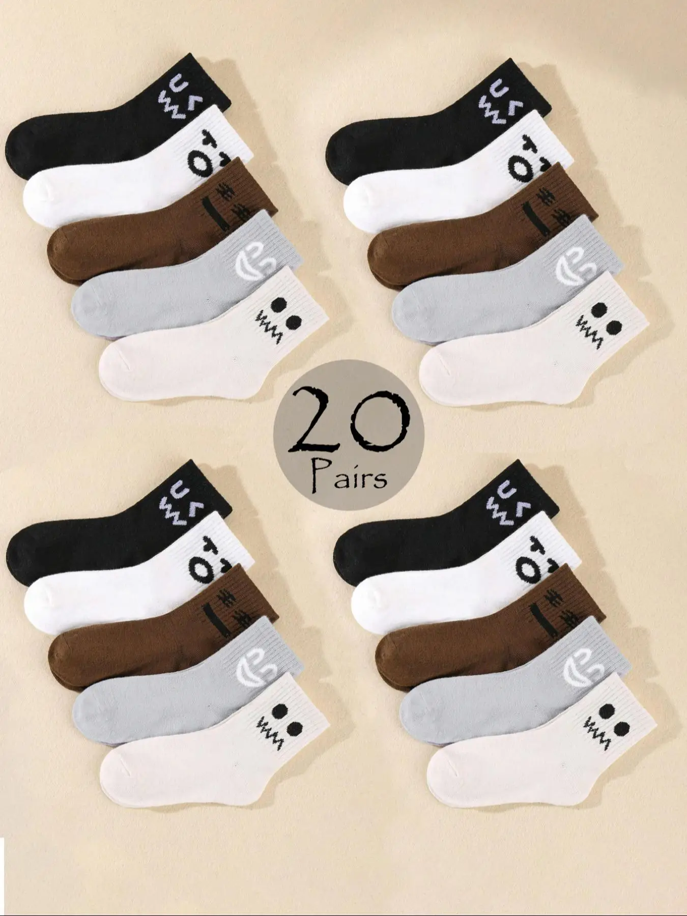 Boy's Crew Socks, Breathable Comfortable Socks for Boys, Casual Soft Comfy Socks for All Seasons Daily Wear