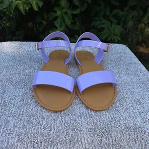 Lavander buckle sandals
