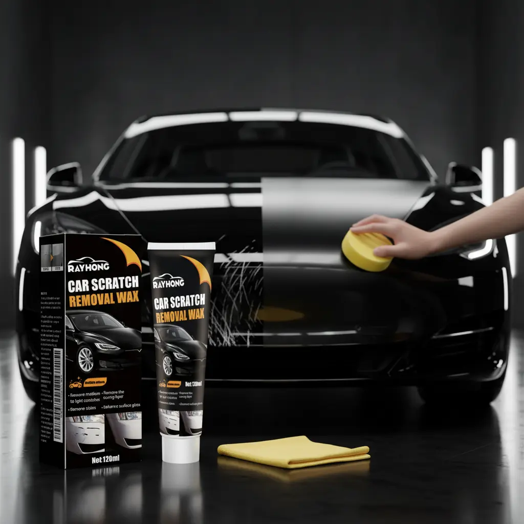 120ml Car Scratch Repair Wax - Cleaner Polish with Quick Fix, Hydrophobic Paint Protection, Long-Lasting Formula, Easy Application, Protector Wax Benefits