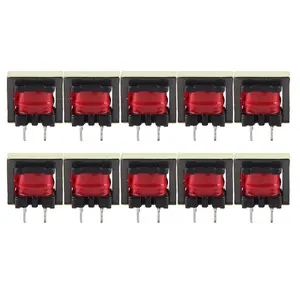10pcs EE14 Audio Transformer 1300 to 8 Ohm Impedance Matching Transformer for Voltage Amplification and Power Output in Audio Circuits