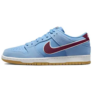Nike Dunk Low Premium SB 'Philadelphia Phillies' Men's Skate Shoe in Phillies Red & Black with Durable Vulcanized Sole & Premium Leather Upper
