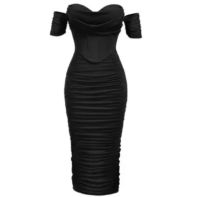 Black Wedding Guest Dress Amazon Curvy
