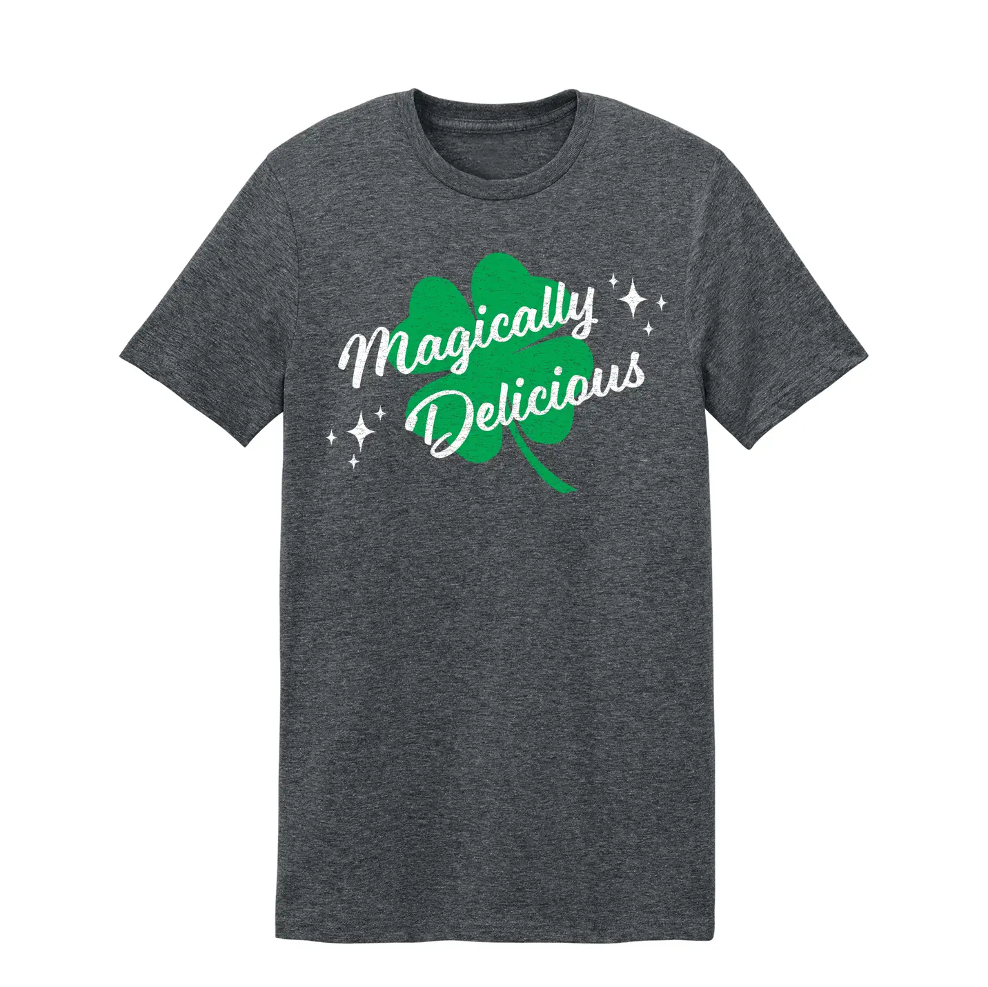 "Magically Delicious" St. Patrick's Day Graphic T-Shirt - Green, Soft, Cotton Shirt