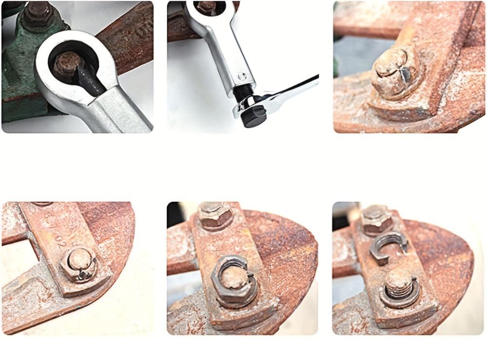 Anti-Rust Nut Separator Kit |     Durable and Efficient Nut Extractor for Broken or Rusty Nuts, Essential Tool for Home Workshop, DIY Projects, Automotive Repair, and Outdoor Use
