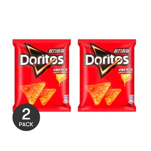 2 Pack Doritos Taiwan Cheese Flavor Corn Chips 1.69 oz Each - Crunchy Snack