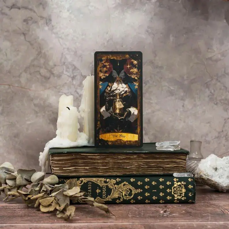 Dark Gothic Tarot Deck, 78 Cards for Beginners, Daily Pulls and Card Practice
