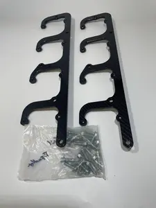 Custom Carbon Fiber Hydro Dipped LS Coil Brackets Fit LSX Swap Truck 5.3L LS1 LS3 LS2 LO4 LO9 LS6 L92 L99 L33 LR4