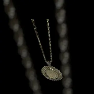 Our Lady of Guadalupe and Saint Jude Centenary Coin with 24 Inch Rope Chain Necklace