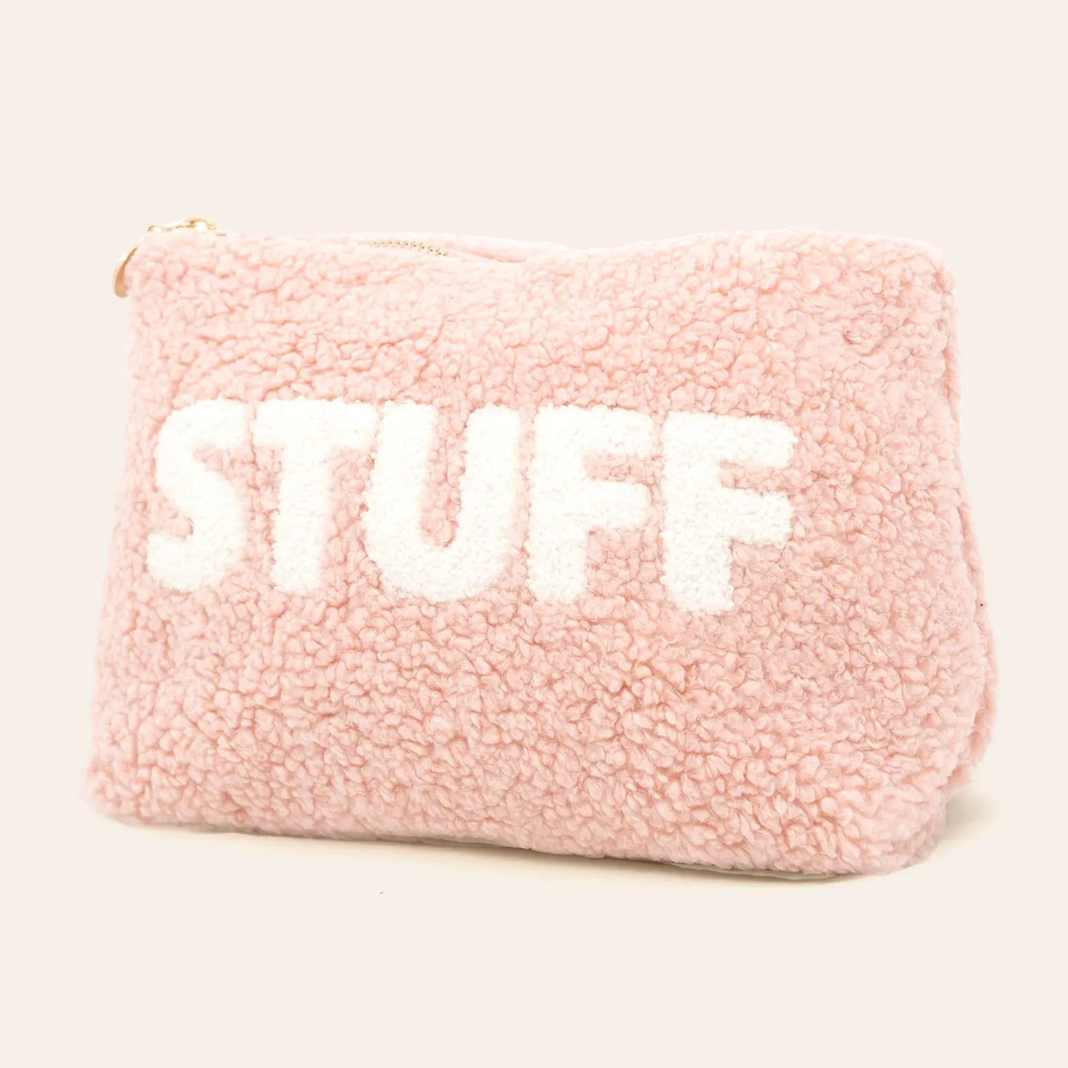 Blush Teddy Pouch - Stuff