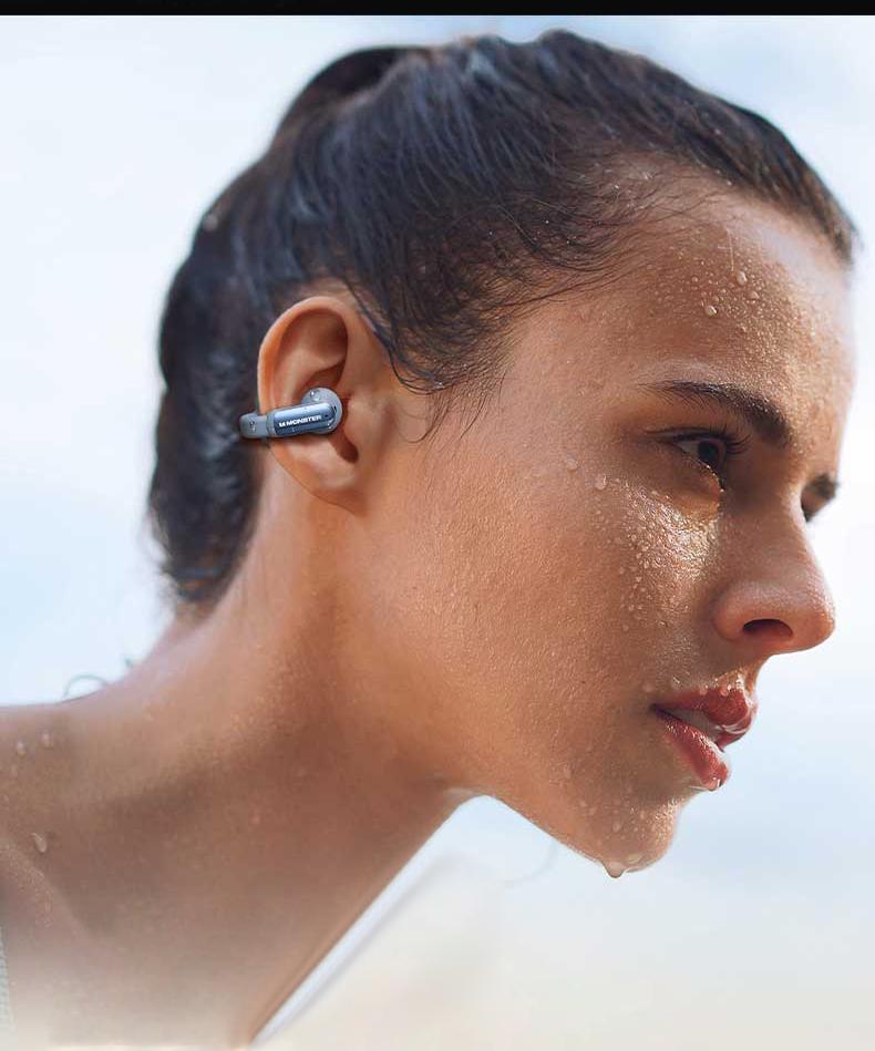 Monster Clip-On Open Ear Wireless Earbuds, Bluetooth 5.4 Headphones with ENC Noise Cancelling Mic, Ultra-Light Secure Fit for Sports, Running & Workouts, Hi-Fi Stereo Sound, 40H Playtime, Fast Charging – Halloween Gifts for Men and Women Monster Clip-On Open Ear Wireless Earbuds, Bluetooth 5.4 Headphones with ENC Noise Cancelling Mic, Ultra-Light Secure Fit for Sports, Running & Workouts, Hi-Fi Stereo Sound, 40H Playtime, Fast Charging – Halloween Gifts for Men and Women