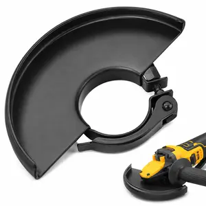6.45" Adjustable Metal Angle Grinder Guard, Protective Cover Shield for 6", 5", 4-1/2" and 4" Cutting Wheels, Helps Block Sparks and Debris