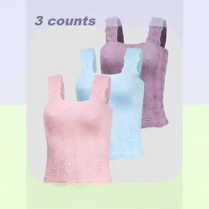 2025 Women's Floral Embossed Sports Tank Top, Casual Solid Textured Sleeveless Sports Workout Tops for Yoga Gym Workout, Running Vest, Ladies Sportswear for All Seasons, Gym Tops, Gym Clothes HOT