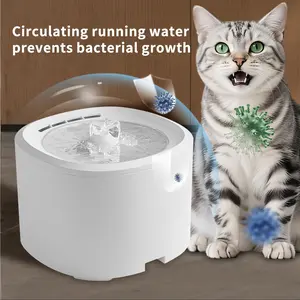 Leduo Water Feeder with Circulating Running Water Prevents Bacterial Growth for Cats and Dogs
