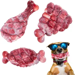 Indestructible  Toys for Aggressive Chewers 3 Pack, Tough   Toys for Aggressive Chewers Medium and Large Breeds, Durable   to Keep Them Busy, Beef Flavored
