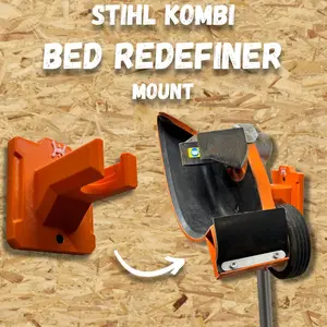 STIHL Kombi Bed Redefiner Attachment Compatible Wall Mount Hanger (for Kombi Model FBD-KM)