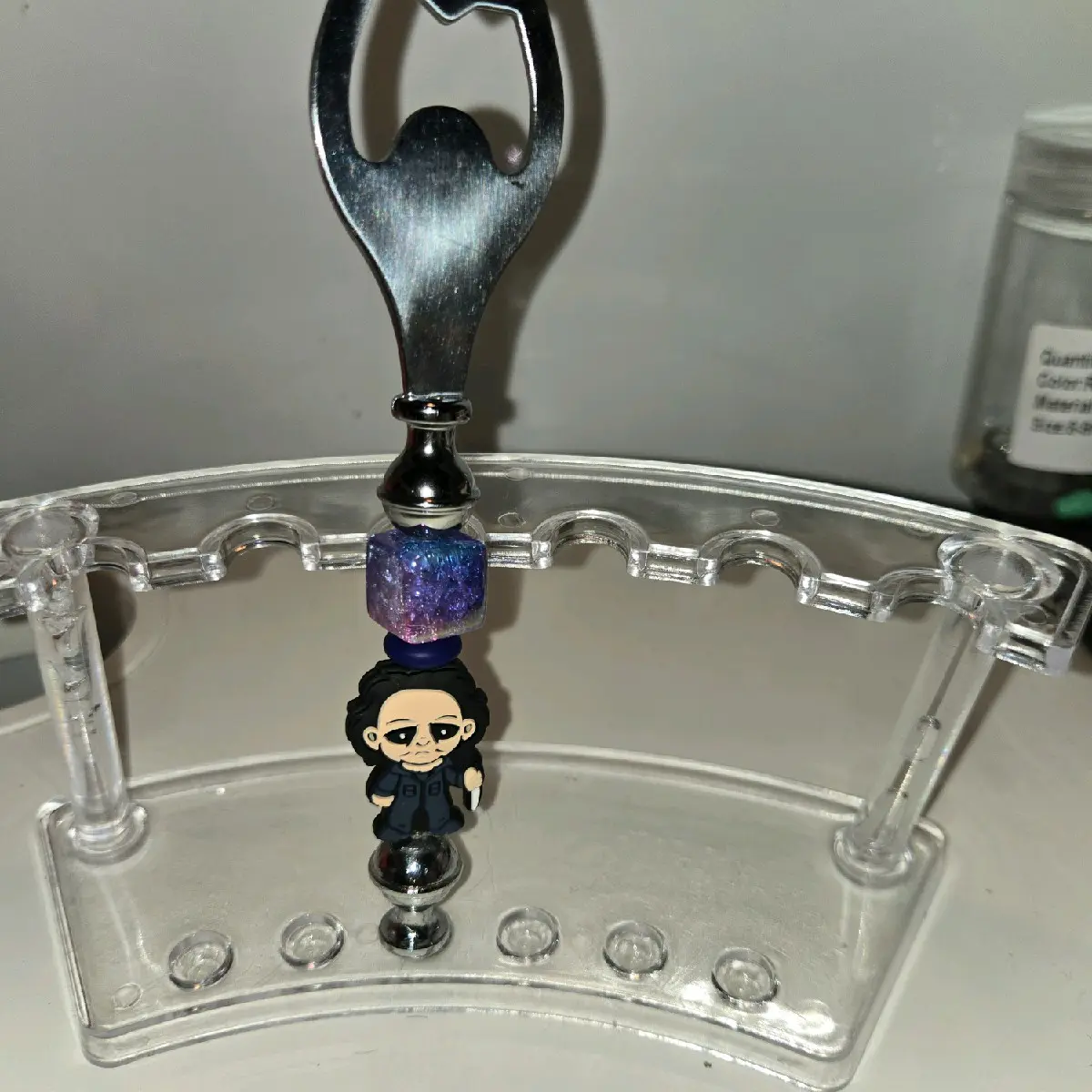 Michael Myers Beaded Bottle Opener - Kitchen Utensil for Easy Bottle Opening - Utensils