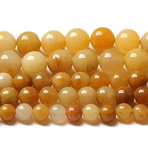 Yellow Jade Beads
