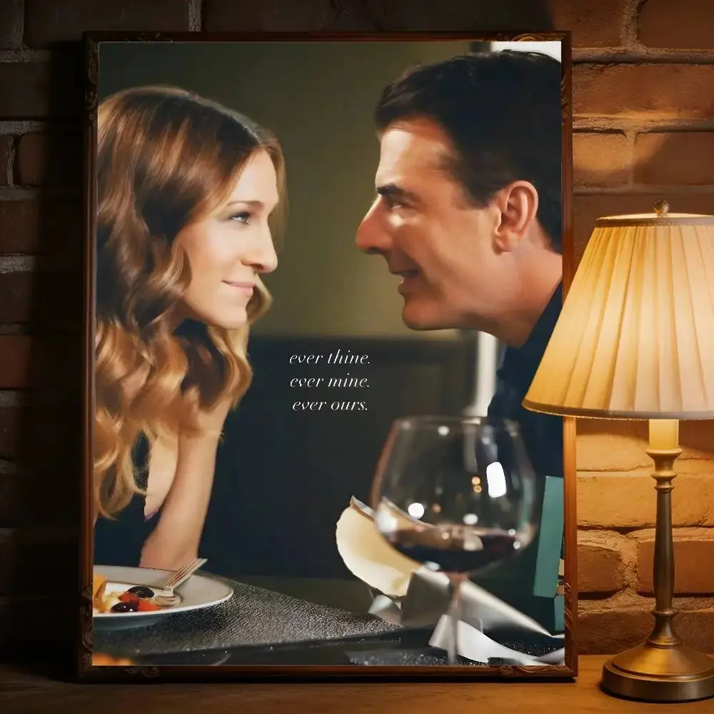 Carrie And Mr Big Premium Self Adhesive Poster