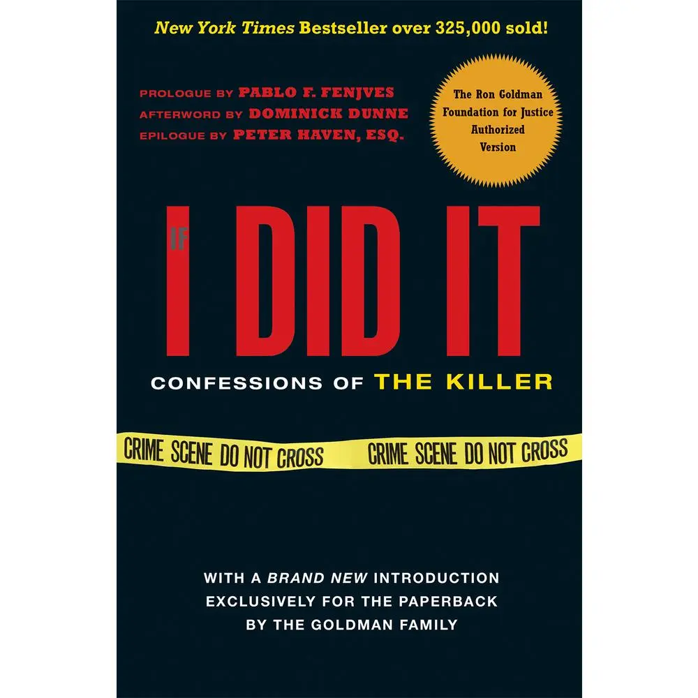 Used Book - If I Did It: Confessions of the Killer by The Goldman Family (Paperback, English) - Literature Book, Reading Materials, O.J. Simpson, 0.91 lbs
