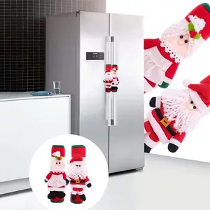 Christmas Decorations Refrigerator Handle Gloves Home Decor Microwave Door Knob Gloves