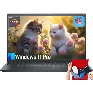 Dell Inspiron 15.6" Touchscreen Laptop - Business & Student Laptop Computer, Windows 11 Pro, AMD Ryzen 7 7730U, WVA LED-Backlit FHD Display, Up to 32GB RAM, Up to 4TB SSD