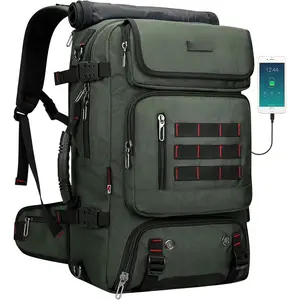 Carry  Travel Backpack for Men Women Airline Approved Convertible Nylon Duffle Backpack Luggage Bag (B682 Army Green)