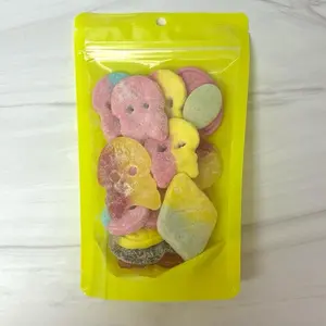 SWEDISH CANDY OVALS AND SKULLS MIX - A HALF-POUND MIX OF RARE OVALS AND SOUR SKULLS Sour Gummy Flavor Sweet Sour Assorted